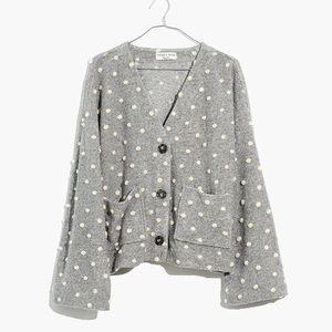 Madewell Texture and Thread Bobble Cardigan